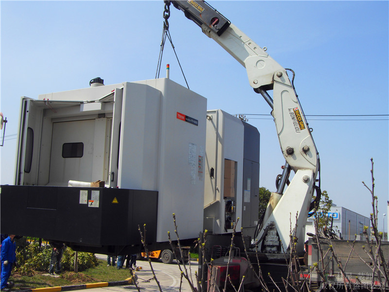 MAZAK臥式加工中心吊裝