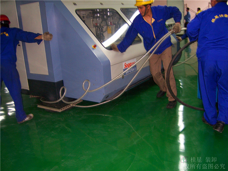 精密設(shè)備氣墊搬運(yùn)