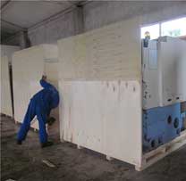 機(jī)械設(shè)備現(xiàn)場包裝