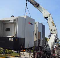 MAZAK臥式加工中心吊裝